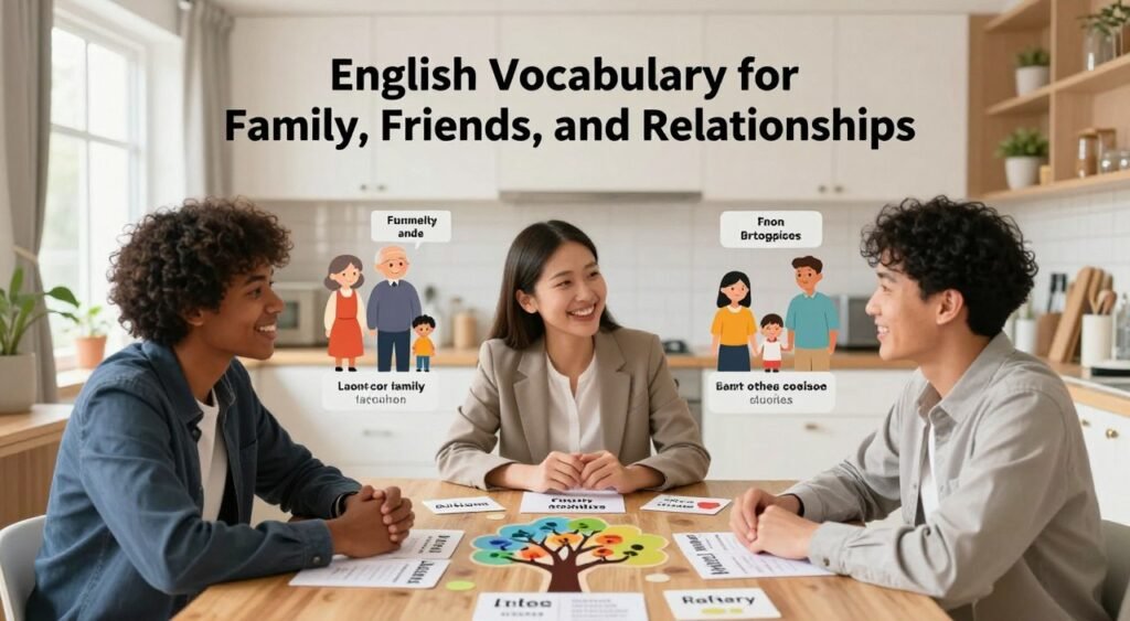 English Vocabulary for Family, Friends and Relationships