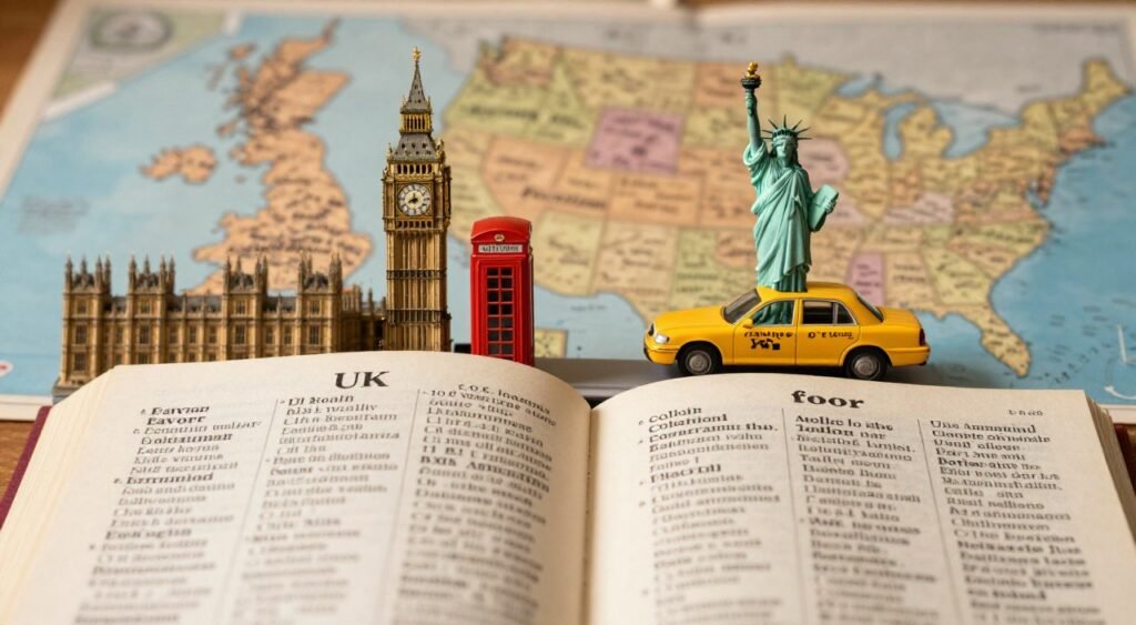 UK vs US English linguistic variations